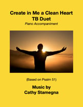 Create in Me a Clean Heart (TB Duet) Vocal Solo & Collections sheet music cover